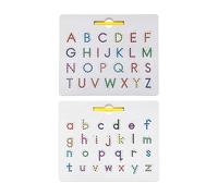 Magnetic Alphabet Tracing Board - ABS 31x25.5cm, 2-in-1 Learning Writing Playboard | Magnet Bead Tablet Pad Double-Sided Alphabet Tracing Board For Boys Girls Preschool Educational Activity