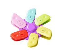 Magnetic Bag Clips - Fridge Magnets | 5 Piece Cute Windmill Timer Reusable Kitchen Gadgets Heavy Duty Food Sealing Clamps For Office Home Refrigerator Pantry Whiteboard Towels Photos Crafts