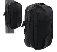 Magnetic Bag Company - Borsa a tracolla nera per uomini e donne | Borsa magnetica da palestra e da viaggio per lavoro, sport, mantiene gli oggetti puliti, nero