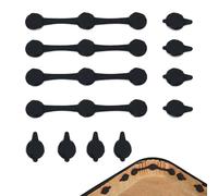 Magnetic Buckles, Sheet Holder Clips, Culinary Fixation Pins, Temperature Proof Locking Pins, Safe Fastening Solutions, Home Dining, Elderly Friendly 4 Piece Small Silver Set