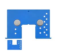 Magnetic Cabinet Door Hinge Spacer - Magnetic Hinge Installation Spacer-Gap Alignment Tool, Strong Magnetic's Backing, Includes Two Fixed Plates And Middle Bend Hinges For Smooth Cabinet Door And Hing