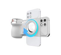 Magnetic Camera Grip | 5.12x1.89x3.54In Rotatable Wireless Selfie Handle, Smartphone Selfie Camera Shutter Grip ABS Materiale Ergonomic Design | Men Women Teens Daily Travel Outdoor Sports Photography