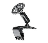 Magnetic Car Phone Mount Clip, 360° Dashboard Dash Holder, 1 Hand Release