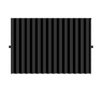 Magnetic Car Window Shade - Heavy Duty Built-In Magnets, Total Light Blackout Fabric, Slider Track Functionality, Flexible Frame Contour | Vehicle Glass Privacy Sunshade For Travelers Drivers Sedans