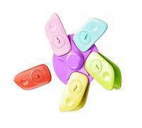 Magnetic Chip Clips,5 Piece With Timer Reusable Cute Windmill,Food Bag Clamp - Refrigerator Whiteboard Pantry Kitchen Office Home Document Towels Photos