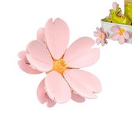 Magnetic Clip - Magnete in plastica, design floreale | Clip decorativa per frigorifero con stile a cinque petali, forte tenuta per cartoline, note, borse in cucina, ufficio o dormitorio