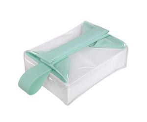 Magnetic Closure Toiletry Case - Waterproof Makeup Pouch, Large Women Makeup Bags for Bathroom Office, Leak Proof Clear Travel Bag, Toiletry Pouch, Travel Wash Bag for Skincare Products
