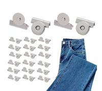 Magnetic Closures Purses, 20-Piece Seamless Bag Clip Set, Multi-Function Magnetic Fasteners with Strong Hold, for Women’s Handbags, Sewing, Clothing, Crafts, Household Projects, 2x1.7cm Silver Gold