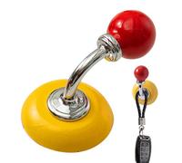 Magnetic Clothes Hook, Decorative Hat Hanger, 1.97x1.97x3.35 Inches Colorful Ball-Shaped Magnet Holder, Cruise-Approved Design, Secure Hanging, Wall Hooks for Coats Towels Bags Keys and Hats Use