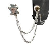 Magnetic Clothing Clip, Waist Tightener Chain, Medium Size for Girls, No Sewing Button Feature, Home Utility Category, Clip for Women Friends Girlfriend Mother Collar Scarves Shirts Daily