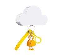 Magnetic Cloud Key Hanger, Magnetic Key Holder Magnets Mount Sky Cloud Shaped Home Wall Decor A Nice Way to Keep Your Keys in Place Pack of 1