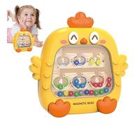 Magnetic Color Number Maze - Chicken Design Counting Puzzle Toy Travel Activity Set | STEM Learning Game Boys Girls Ages 4+ Cognitive Skill Development Preschool Home Usage