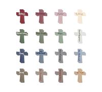 Magnetic Cross Bookmarks - Set of 16 Leather Magnetic Page Markers | Bible Bookmarks, Great for School and Reading, Motivational, Birthday, Christmas, Thanksgiving