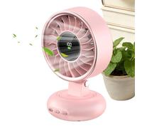 Magnetic Cruise Fan - Digital Display Foldable 2400mah Usb Rechargeable Fan