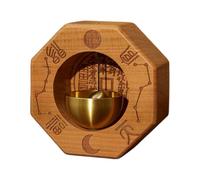 Magnetic Door Chime, Wooden Door Bell Ring, Brass Entry Bell