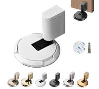 Magnetic Door Stop, Door Stoppers Magnetic, New Punch-Free Mechanical Silent Floor Door Stop, Heavy Duty Adjustable Magnetic Door Stoppers For Bottom Of Door (White,1PC)