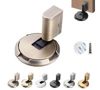 Magnetic Door Stop, Door Stoppers Magnetic, New Punch-Free Mechanical Silent Floor Door Stop, Heavy Duty Adjustable Magnetic Door Stoppers For Bottom Of Door (Bronze,1PC)