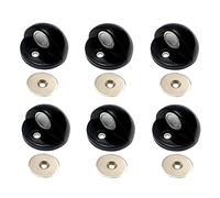 Magnetic Door Stop Fermaporta Adesivo Magnetico Mezzaluna Da Pavimento Multicolore 46x25,5mm(Schwarz)