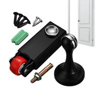 Magnetic Door Stopper, Door Magnetic Closure Catcher, Glide Wheel Stop Set,