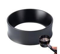 Magnetic Dosing Funnel, Lightweight Espresso Distributor, 2x1 Inches Tool with Strong Magnet, Anti-Spill Metal Funnel, Tamping Accessory with Silver Style, Brewing Ring for Machine Cafe