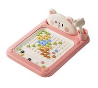 Magnetic Dot Board, Penna perle, X1, Toddler Drawing Pad, giocattolo di schizzo educativo, uso comodo e sicuro, per 2-5 ragazze per bambini ragazzi bambini a casa indoor