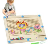 Magnetic Dots Board, Toddler Doodle Board, Magnetic Beads Board, Kids Learning Board, Magnetic Drawing Pen, Educational Toddler Toy, Magnetic DOT Drawing, Creative Learning Tool for Kids