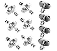 Magnetic Drapery Closure - Heavy Duty Magnetic Drapery Closure | Reusable Window Panel Tieback, 8 Pairs Alloy Strong Drape Clips for Living Room Bedroom Office Coffee Shop Balcony Terrace Doorway