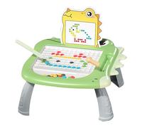 Magnetic Drawing Board, Dot Art Travel Toy, ABS Color Shape Pattern Pad, Magnet Doodle Board with Beads for Kids Aged 3-6, Perfect for Creative Play, Size: 12.6x9.65x5.71 Inches