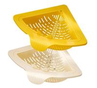 Magnetic Drenage & Filter Basket, Punch-Free Triangular Sink Strainer with Twist-Open Bottom, Strong Magnetic Fix, Food Scraps Catcher for Washing Frutta & Vegetables