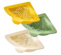 Magnetic Drenage & Filter Basket, Punch-Free Triangular Sink Strainer with Twist-Open Bottom, Strong Magnetic Fix, Food Scraps Catcher for Washing Frutta & Vegetables