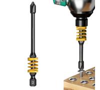 Magnetic Drill Bits For Screws - Anti-Slip Cross Head Bit Set | Precision Shank With Rainbow Spring Design | Electric Screwdriver Attachment For Home Electrician Construction Repair