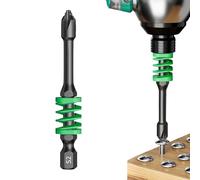 Magnetic Drill Bits For Screws - Anti-Slip Cross Head Bit Set | Precision Shank With Rainbow Spring Design | Electric Screwdriver Attachment For Home Electrician Construction Repair
