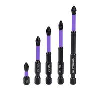 Magnetic Drill Bits Set, High Magnetic Screwdriver Drill Bit Sets, Anti-Shock Power Tool Accessories for Electricians, Drilling and Home Use, 25mm, 50mm, 65mm, 70mm, 90mm