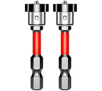 Magnetic Drill Screwdriver Bits 2X Anti-Slip Portable Tools | Versatile Magnetic Bit Set for Power Screwdrivers Perfect for Enthusiasts and Professionals in Any Environment