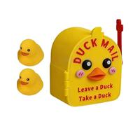Magnetic Duck Mailbox, Cruise Door Decor Box, 4.13 Inches Mailbox with Strong Magnet, PP Printed Mail Holder, Cabin Door Decor with Cute Style, Cruise Decoration for Family Use
