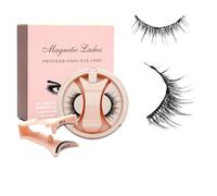 Magnetic Eyelashes, 6d Cluster Set, Applicator Included, Lightweight Lash Extensions with Natural Volume, Modern Design Smooth Style, Makeup Accessories, Beginner-Friendly Accessory for Women Girls