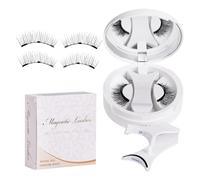 Magnetic Eyelashes, Reusable False Lashes, 2.91in Versatile Natural Look Design, Portatile Easy Application, for Daily Wear, Stage Makeup, Salone, Wedding Use