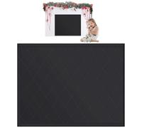 Magnetic Fireplace Cover - Black Polyester 73 x 100 cm oro 81 x 100 cm | Fireplace Screen Cover for Home, Living Room, Bedroom, Den, Apartment, Interior, Hearth, Mantel, Surround, Cottage, Winter,
