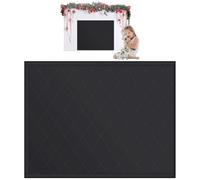 Magnetic Fireplace Cover - Polyester, Black, 81x100cm |Vent Cover, Fireplace Draft Stopper, Indoor Heat Loss Protection, Dust Proof, Safety And Stability Accessory