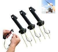 Magnetic Fly Threader Tool for Fly Fishing, Easy Knot Assist Rigging Device for Small Flies and Tippet, Hook Eye Threading Accessory Compatible with Most Fishing Setups