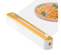 Magnetic Food Wrap Dispenser - Cling Film Cutter, Compact Kitchen Tool, Durable Construction, Smooth Blade, Easy Mount Design, Efficient Hand | Practical Solution with