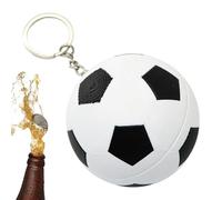 Magnetic Football-Shaped Bottle Opener for fridge, 3D Printed Funny Soccer-Themed Manual Beer Bottle Opener for Men Husband Father