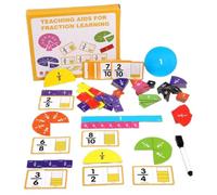 Magnetic Fractions - Durrable Paper Book Flipping Study Packs, Smmooth Surrface Kindergarten Numbers Teaching Aides, Enhaance Multiplication Decimals Exercises - For Elementary School