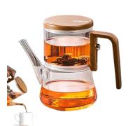 Magnetic Glass Teapot With Strainer High Temperature Resistant Sturdy Thick
