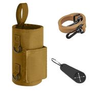 Magnetic Gym Bag, Non-Slip Sling Bag, Portable Bottle Holder, Sturdy Poliestere, Lightweight Design, Great for Men and Women's Gym Accessories, 20,5 x 10 cm, cachi, Se référer au descriptif,