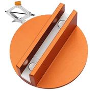 Magnetic Jack Pad for Car, Grooved Frame Rail Adapter, Pinch Weld Car Jack Pad, Car Lift Frame Rail Adapter, Aluminum Slotted Jack Puck, Pinch Weld Frame Rail Adapter for Safe Vehicle Lifting