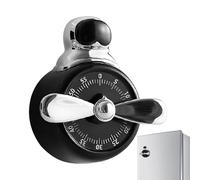 Magnetic Kitchen Timer, 9,7 x 10,4 x 6,7 cm No Batteries Required Countdown Clock - Clear Manual Countdown Timer with Loud Alarm,for Cooking Baking Home Office Classroom Kids Adults Teachers Oven