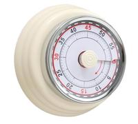 Magnetic Kitchen Timer - Retro Mechanical Cooking Timer, Precise Manual Countdown, Accessory, Compact Space Saving Design | Food Preparation, Home Baking, Classroom Activities