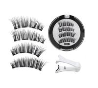 Magnetic Lashes Kit - Long Lasting Natural Looking False Eyelash | Riusable No Glue False Lashes For Women Girlfriend Mother Wife | Magnetic Eyeliner And Lashes Kit | 2 Pairs Long Lasting False Eyelas