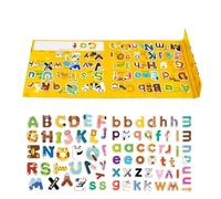 Magnetic Letters - Fridge Magnets, Magnetic Objects And Alphabet Set | Learning Accessories For Home School Classroom Whiteboard Kindergarten Daycare Travel | Kids Boy Girl Age 3+